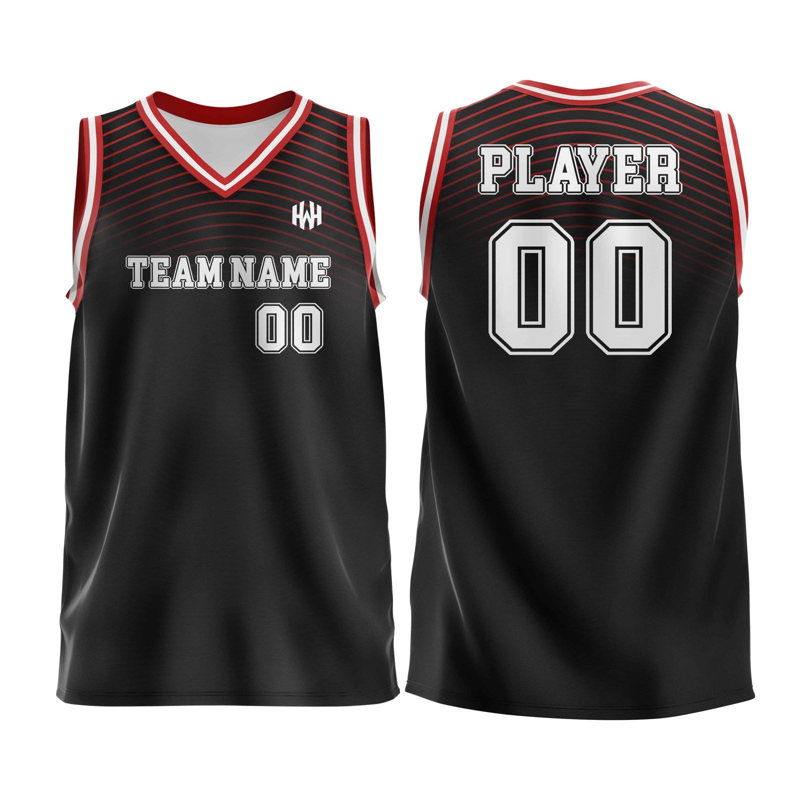 V-Neck Basketball Jersey